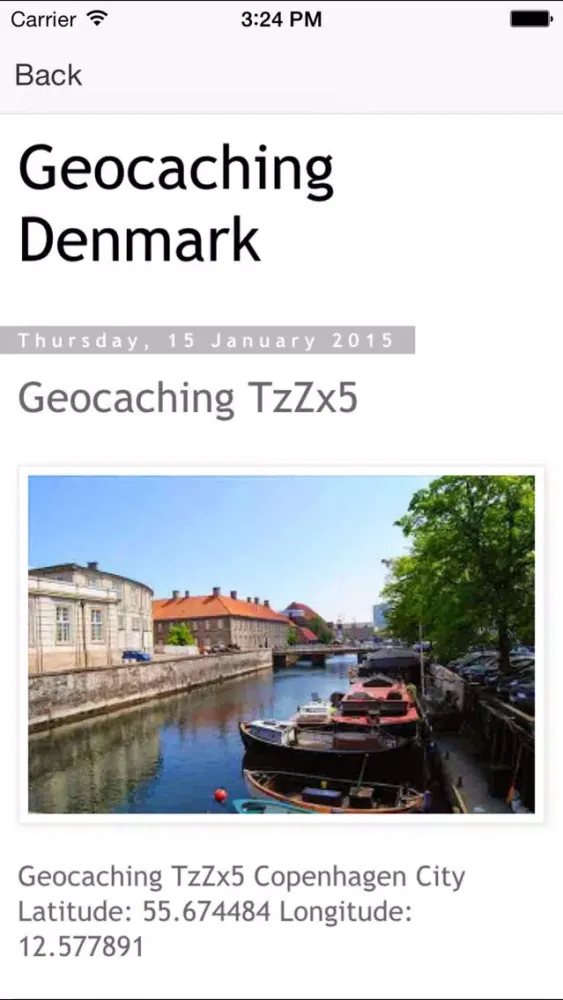 Geocaching Denmark سکرین شاٹس