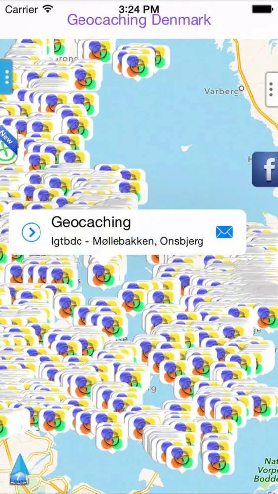 Geocaching Denmark سکرین شاٹس