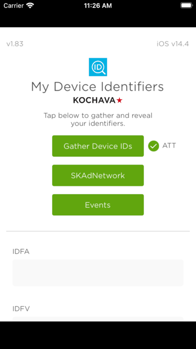 My Device Identifiers应用截图