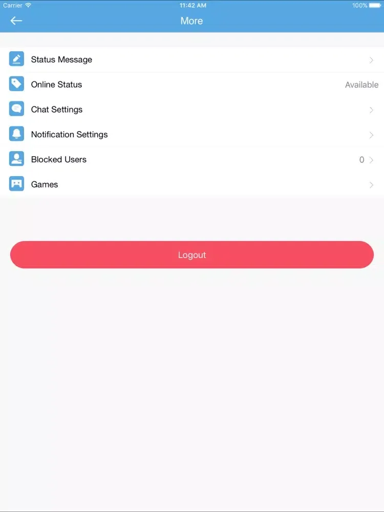 Zrzuty ekranu PlutoChat iPad 