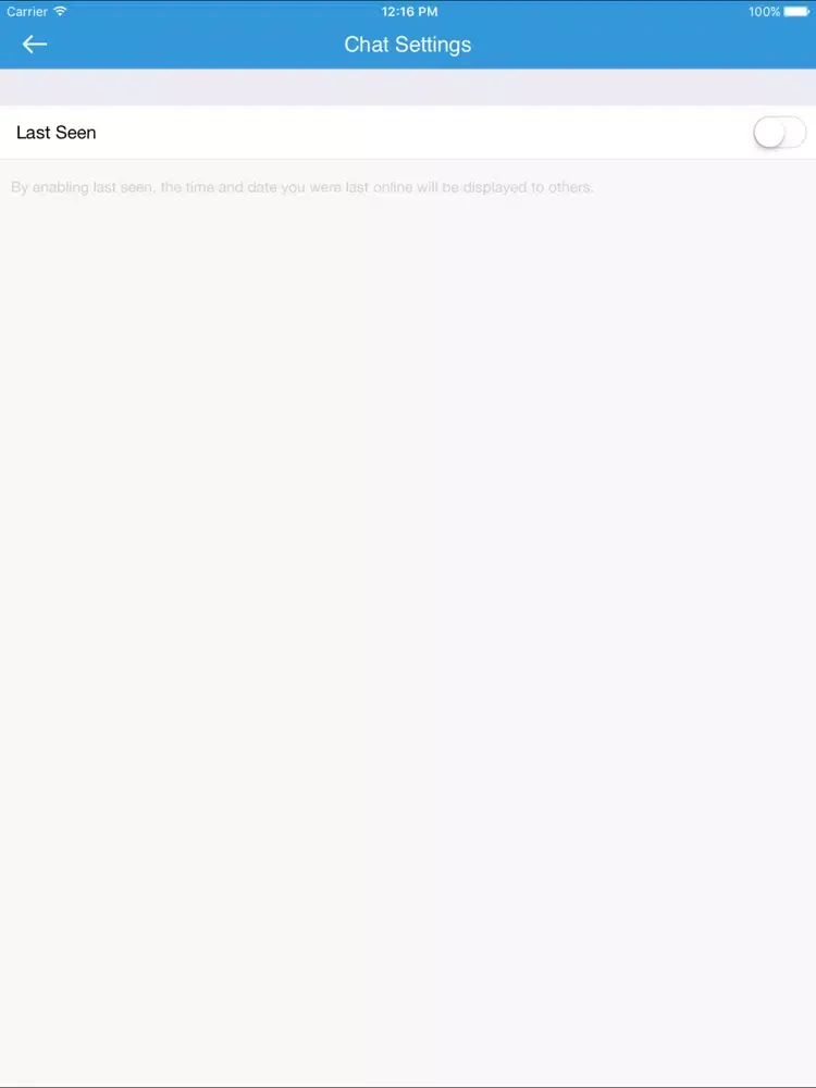 Zrzuty ekranu PlutoChat iPad 