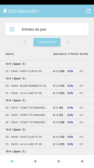 Capturas de pantalla de Cine Office Statistics