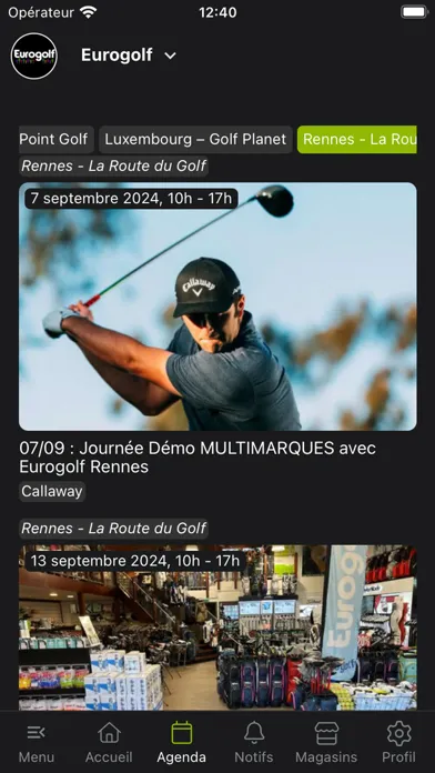 Eurogolf 스크린샷
