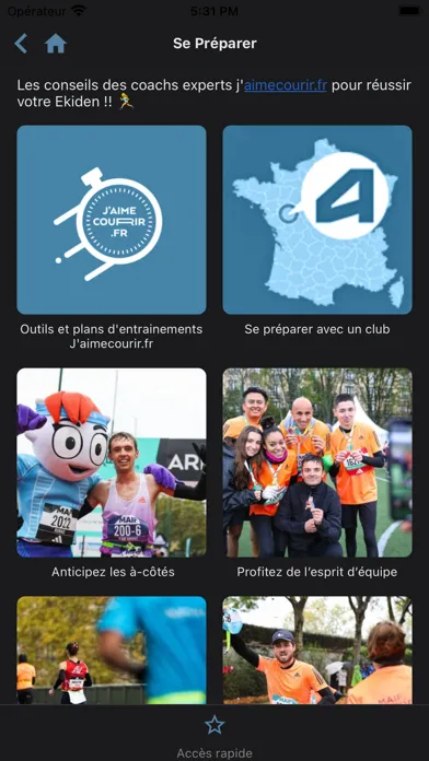 Captures d'écran de MAIF Ekiden de Paris