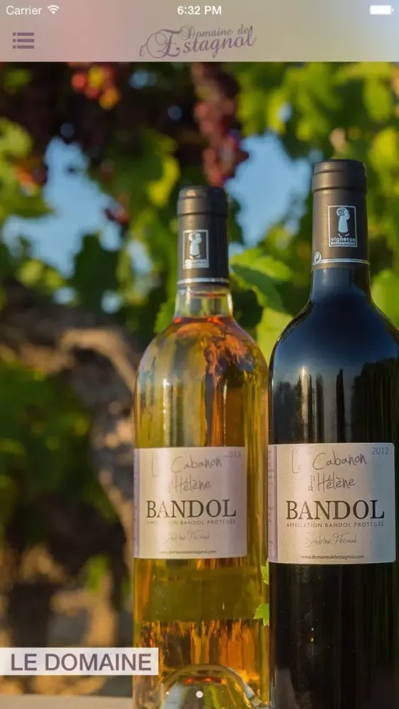 Captures d'écran de Domaine de l'Estagnol - Vins de Bandol