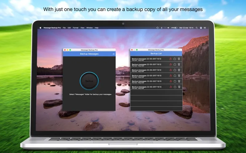 Backup Message Pro स्क्रीनशॉट