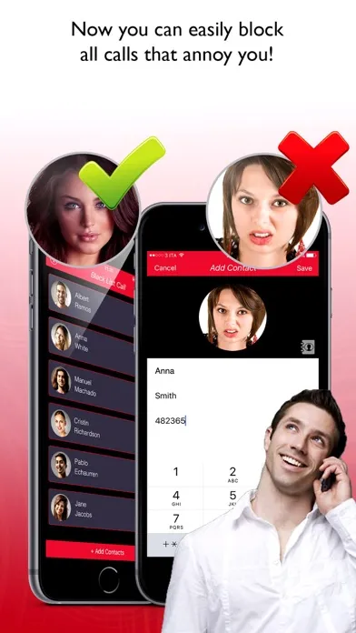 Captures d'écran de Black List Call Pro