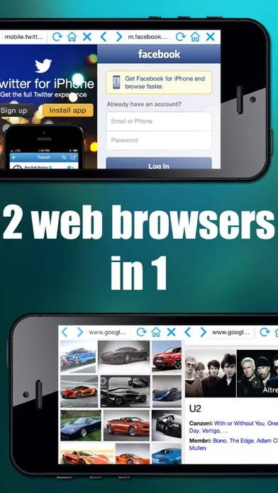 Capturas de tela do Double browser Pro 2 in 1
