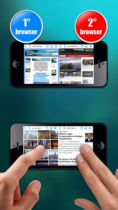 Capturas de tela do Double browser Pro 2 in 1