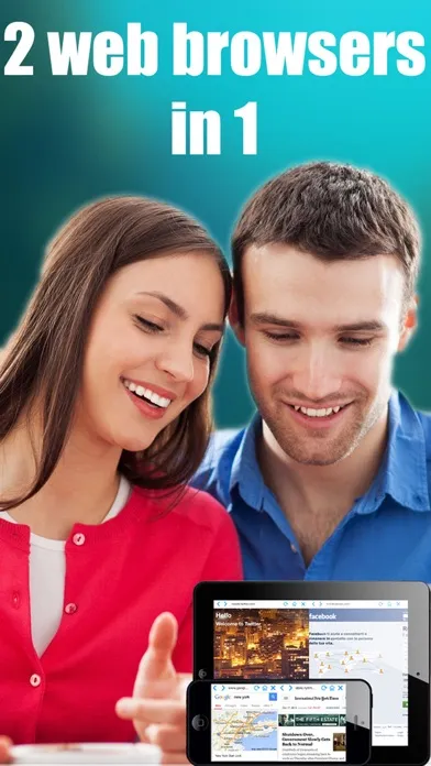 Capturas de tela do Double browser Pro 2 in 1
