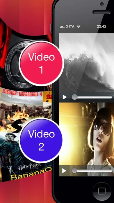 Captures d'écran de Double Video Player Pro