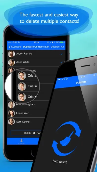 Easy Cleaner Contacts Pro应用截图