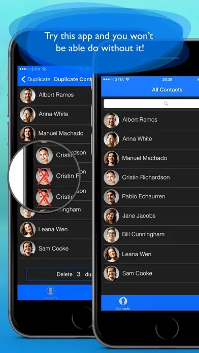 Easy Cleaner Contacts Pro应用截图