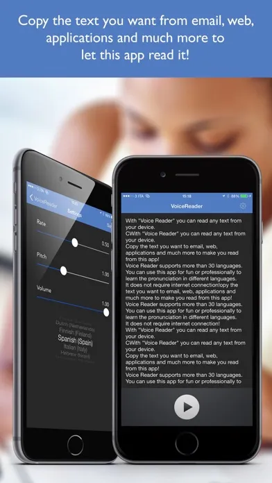 Voice Reader . Ekran Görüntüleri