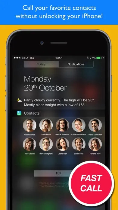 Favorite Contacts Widget quike应用截图