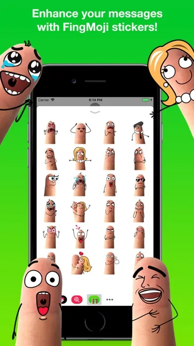 Screenshot di FingMoji Sticker