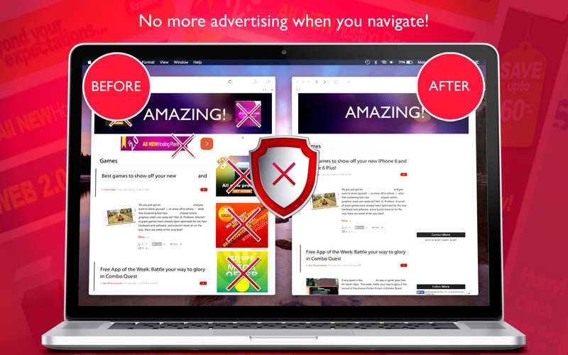 Zrzuty ekranu Block advertising | Ad remover