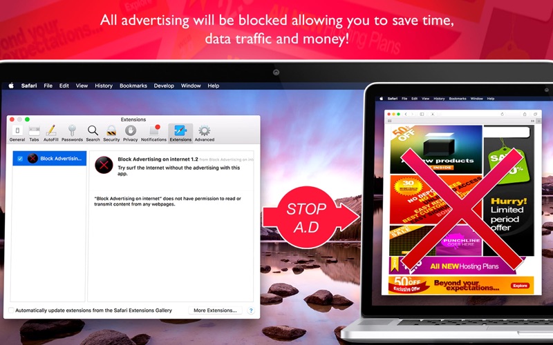 Zrzuty ekranu Block advertising | Ad remover