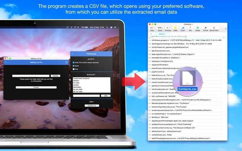 Mailing List Pro ( Email extractor ) 스크린샷