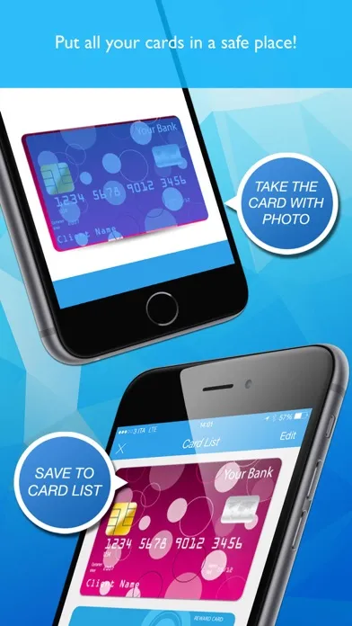 Secure Card -manager,credit 스크린샷