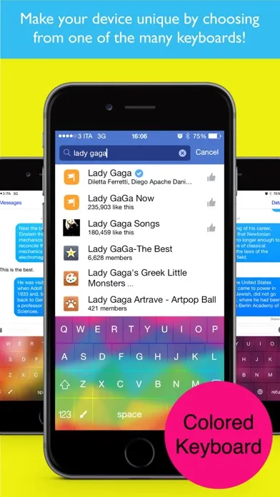 Colored Keyboards Pro Screenshots