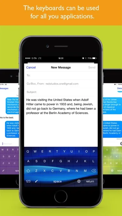 Colored Keyboards Pro Screenshots