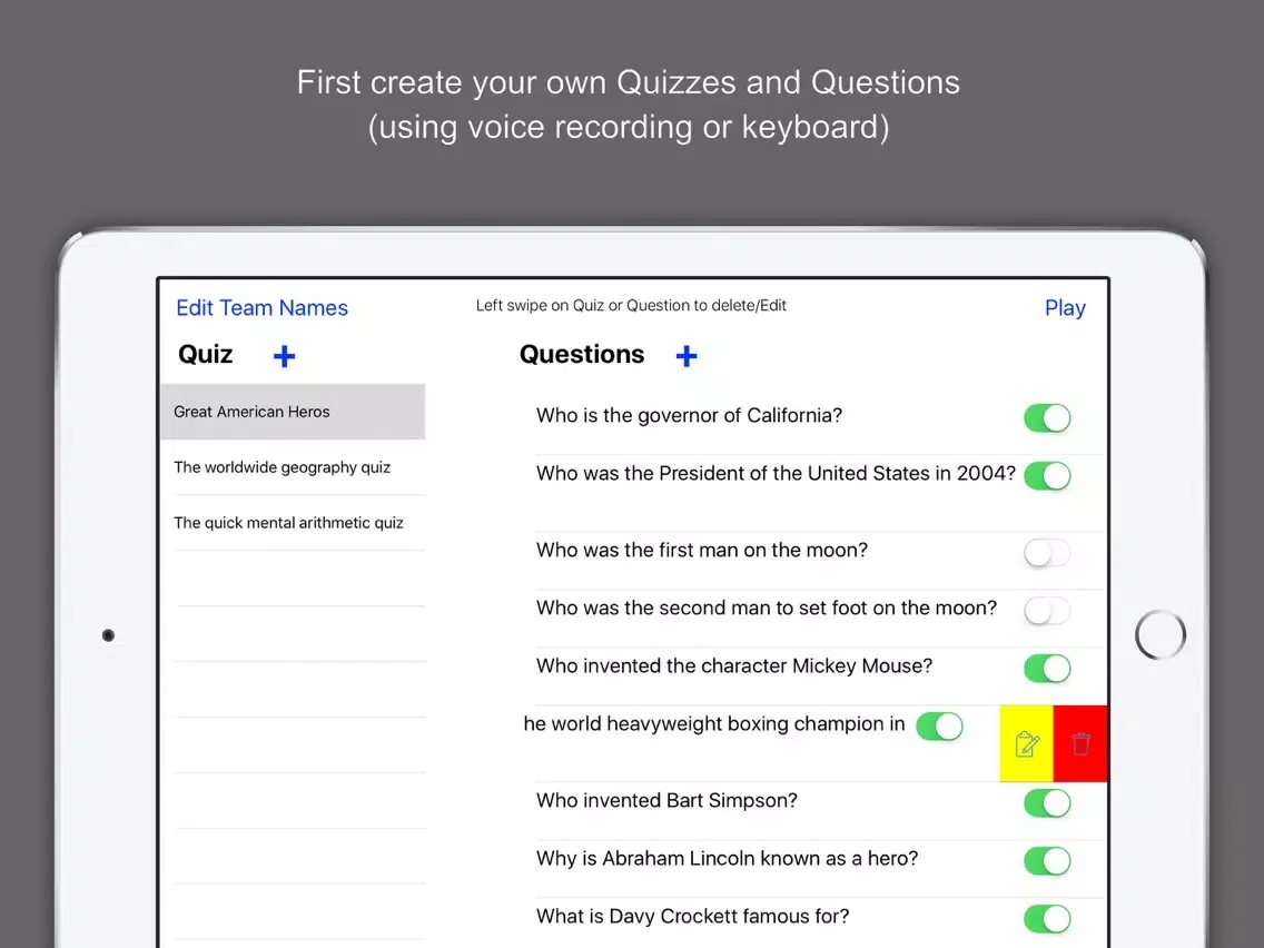 Classroom Quiz Master Pro iPad  سکرین شاٹس