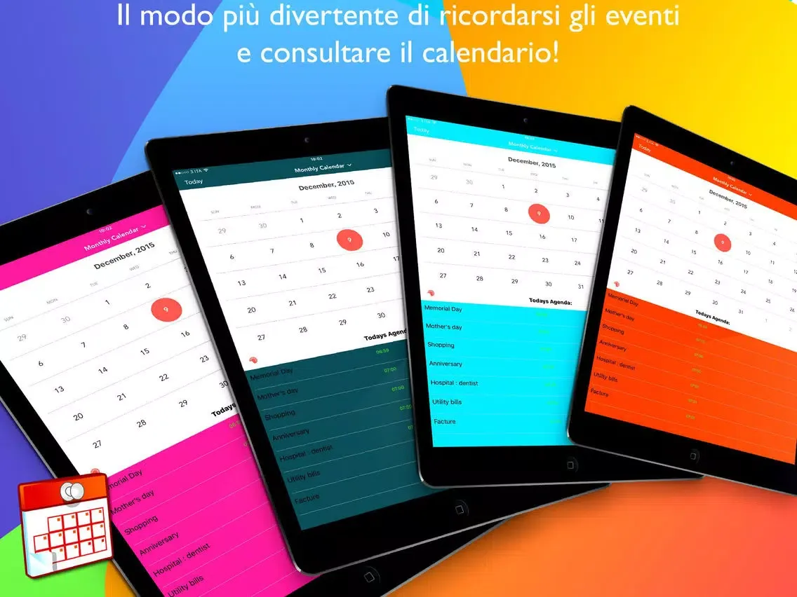 Color Calendar Pro iPad  Ekran Görüntüleri