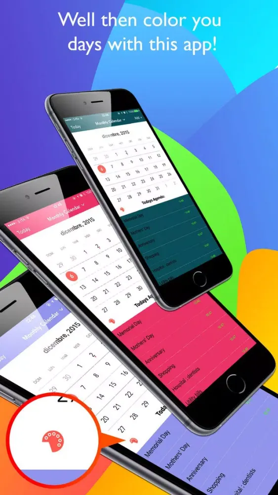 Color Calendar Pro Ekran Görüntüleri