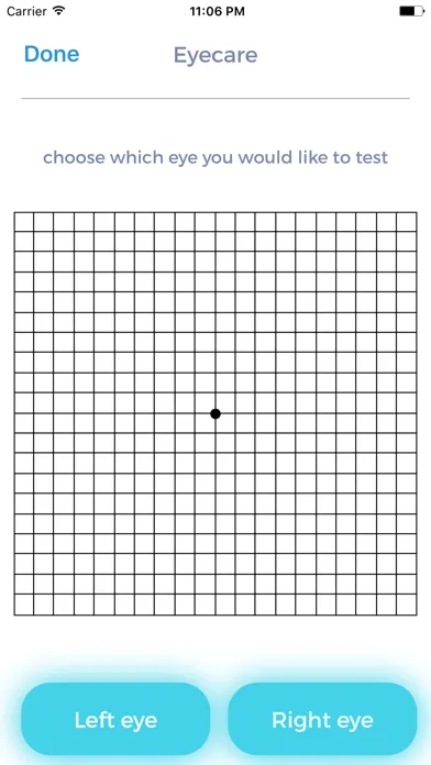 Eyecare- Amsler Grid Eye Test سکرین شاٹس
