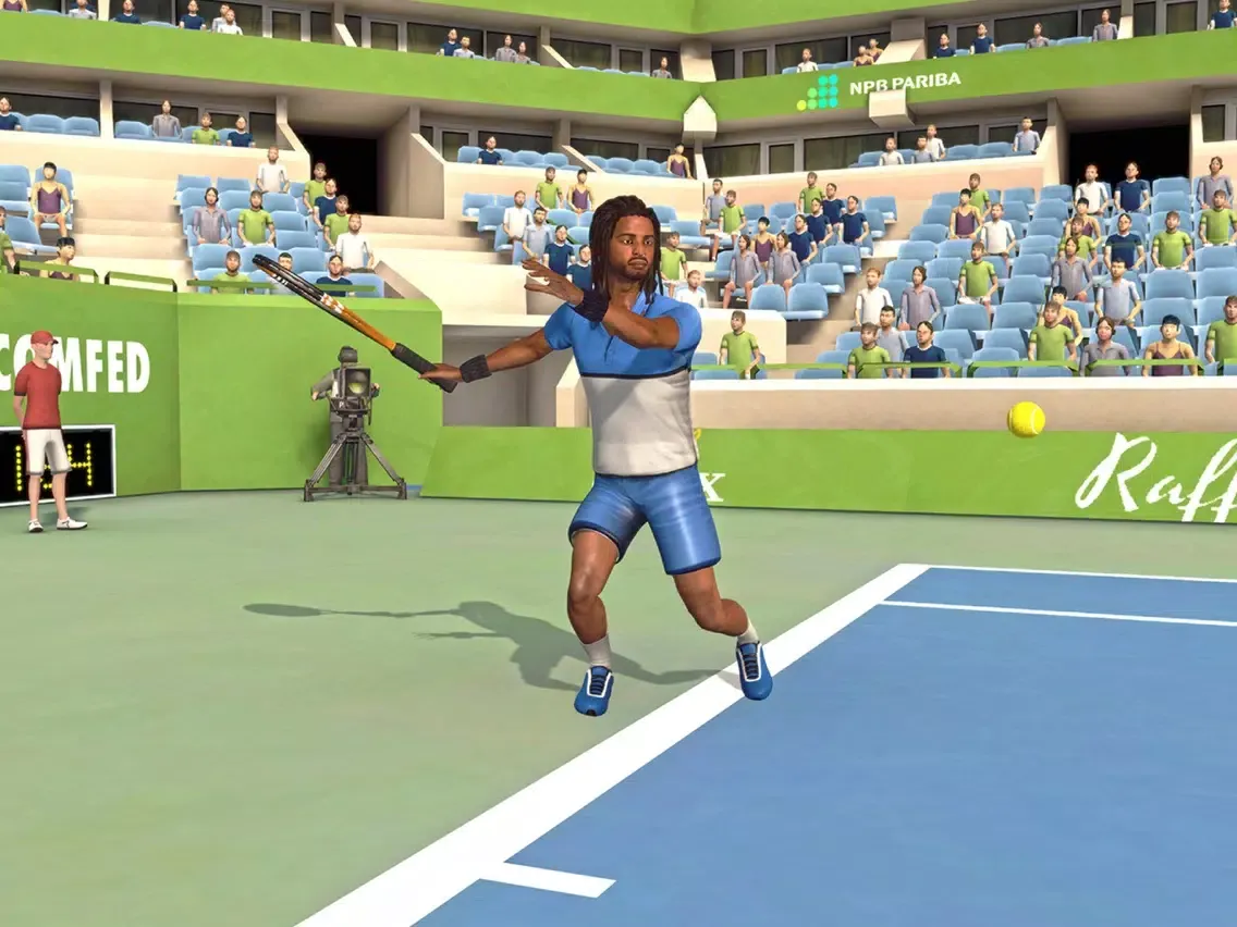 Tangkapan skrin First Person Tennis - The Real Tennis Simulator iPad 