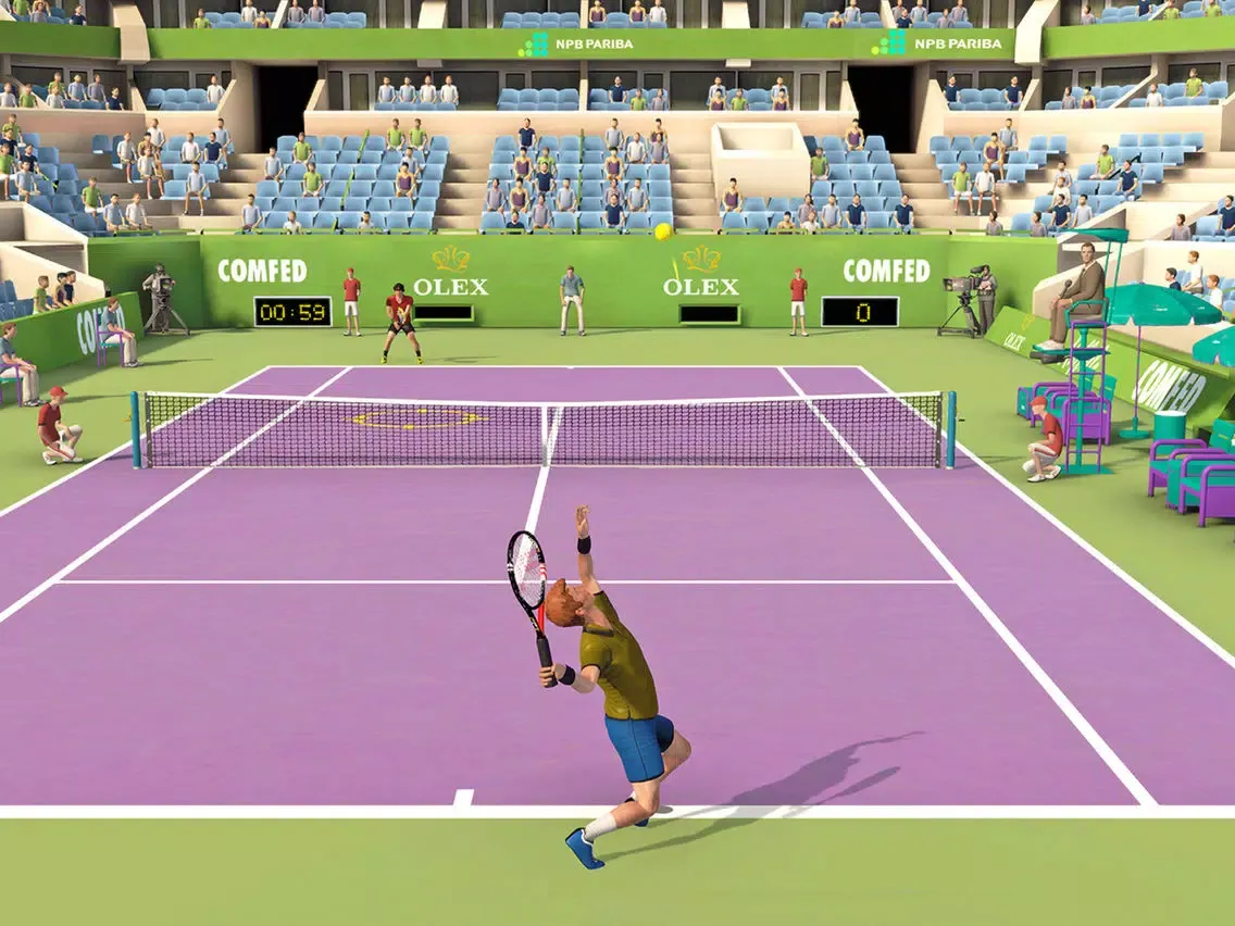 Tangkapan skrin First Person Tennis - The Real Tennis Simulator iPad 