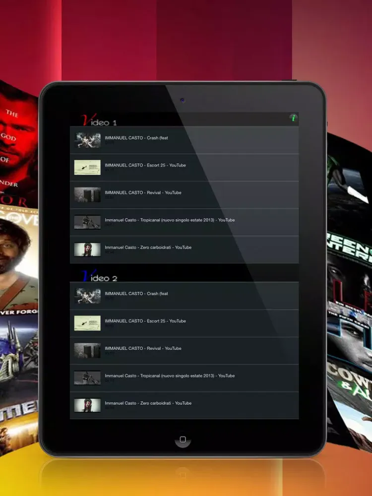 Captures d'écran de Double Video Player iPad 