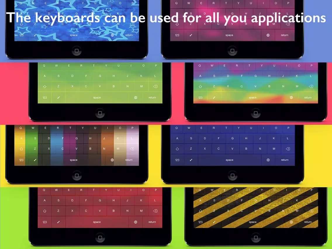 Colored Keyboards iPad  스크린샷