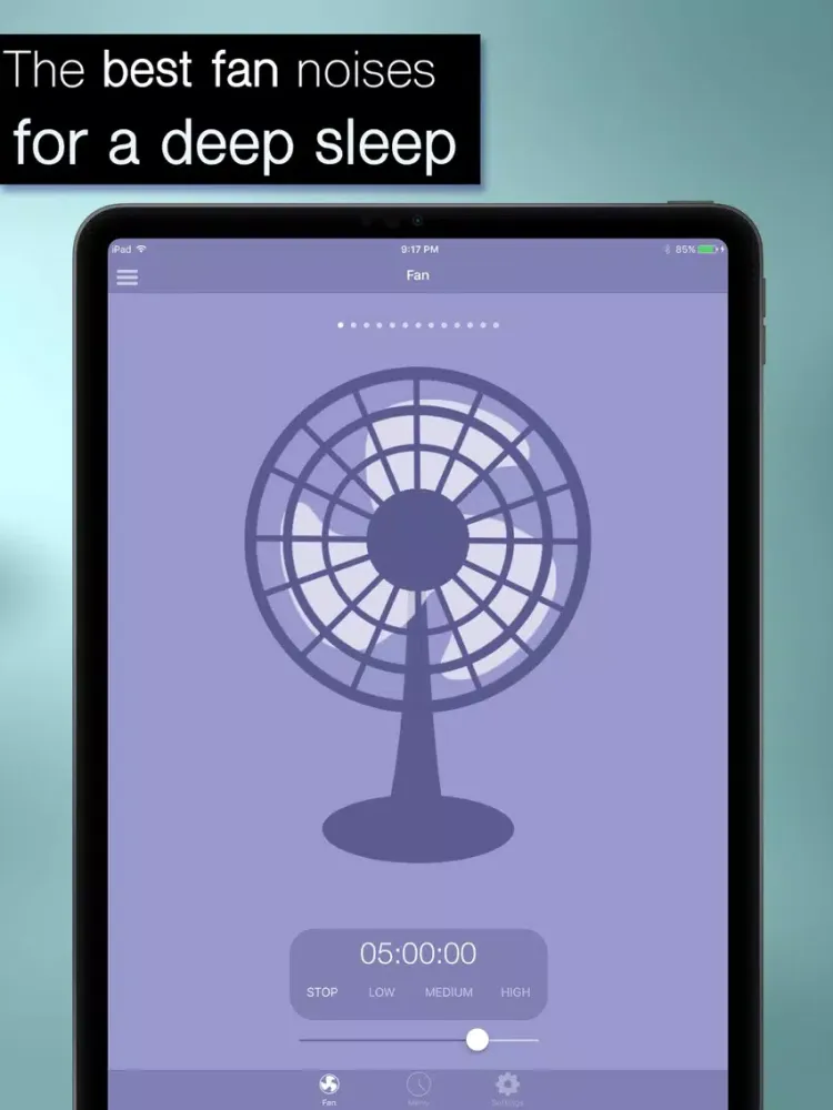 Sleep Fan - Night Noise Sounds iPad  स्क्रीनशॉट