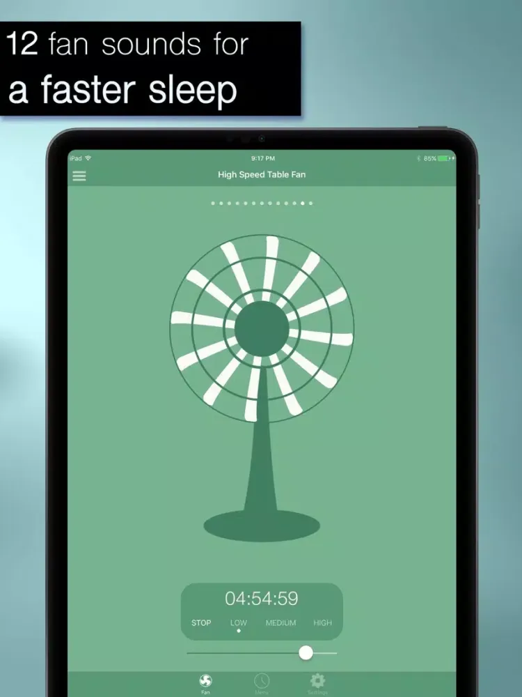 Sleep Fan - Night Noise Sounds iPad  स्क्रीनशॉट
