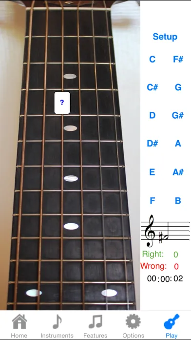 Guitar Fretboard Addict應用截圖