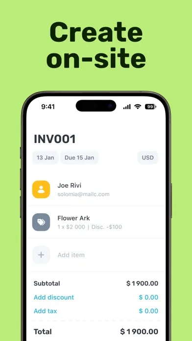 Invoice Maker・Estimates App应用截图