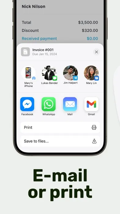 Invoice Maker・Estimates App应用截图