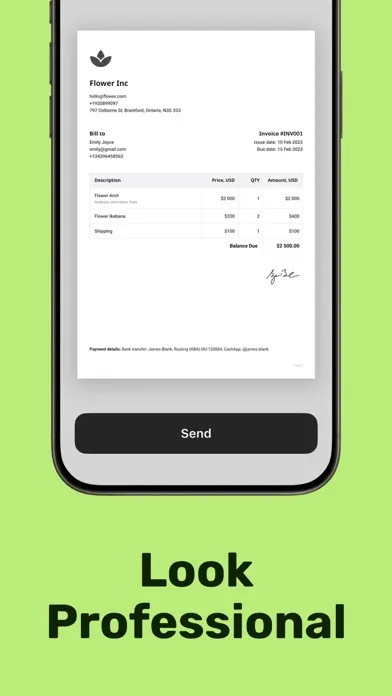Invoice Maker・Estimates App应用截图