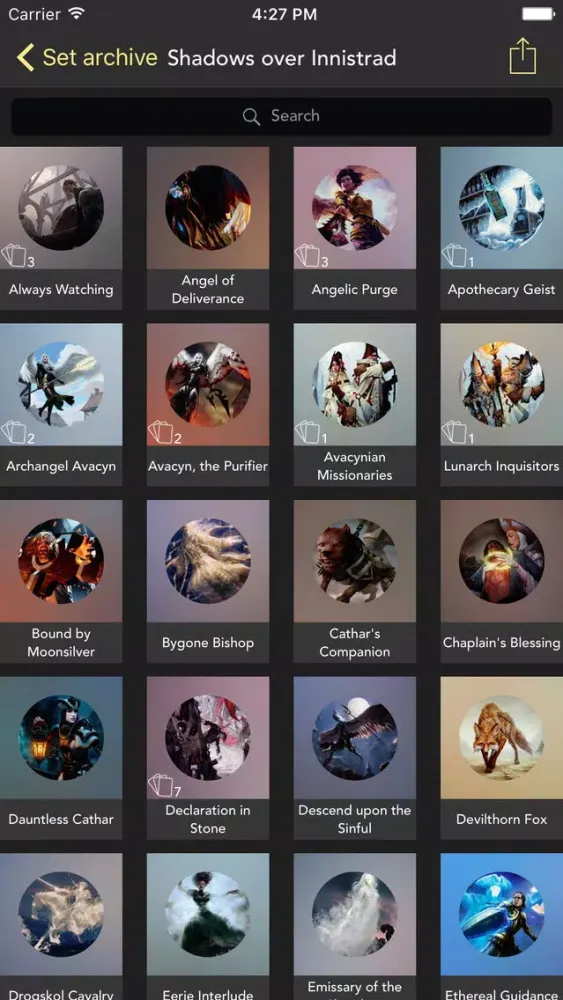 Capturas de pantalla de MTG-Collectors