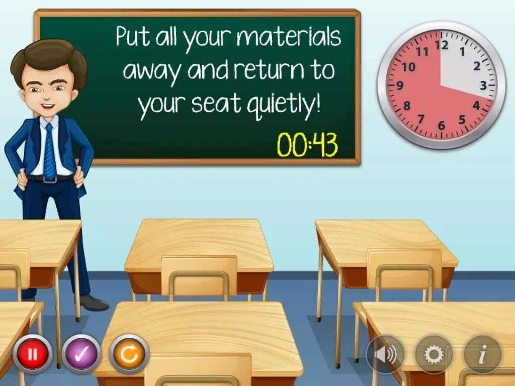 Capturas de tela do School Task Timer Lite iPad 