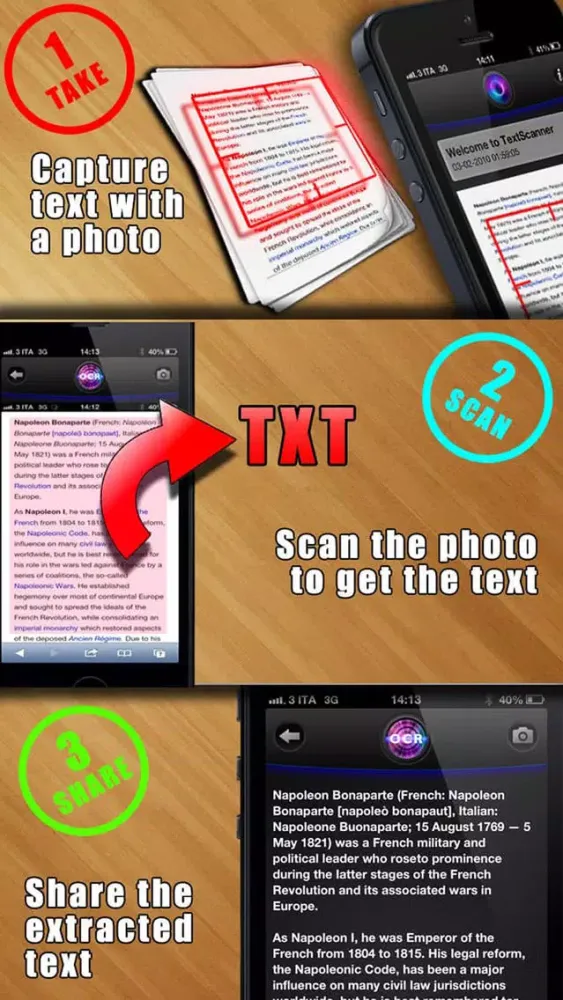 تصاویر Text Scanner Pro Offline