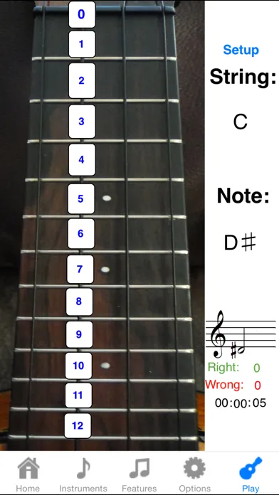 Capturas de pantalla de Ukulele Fretboard Addict
