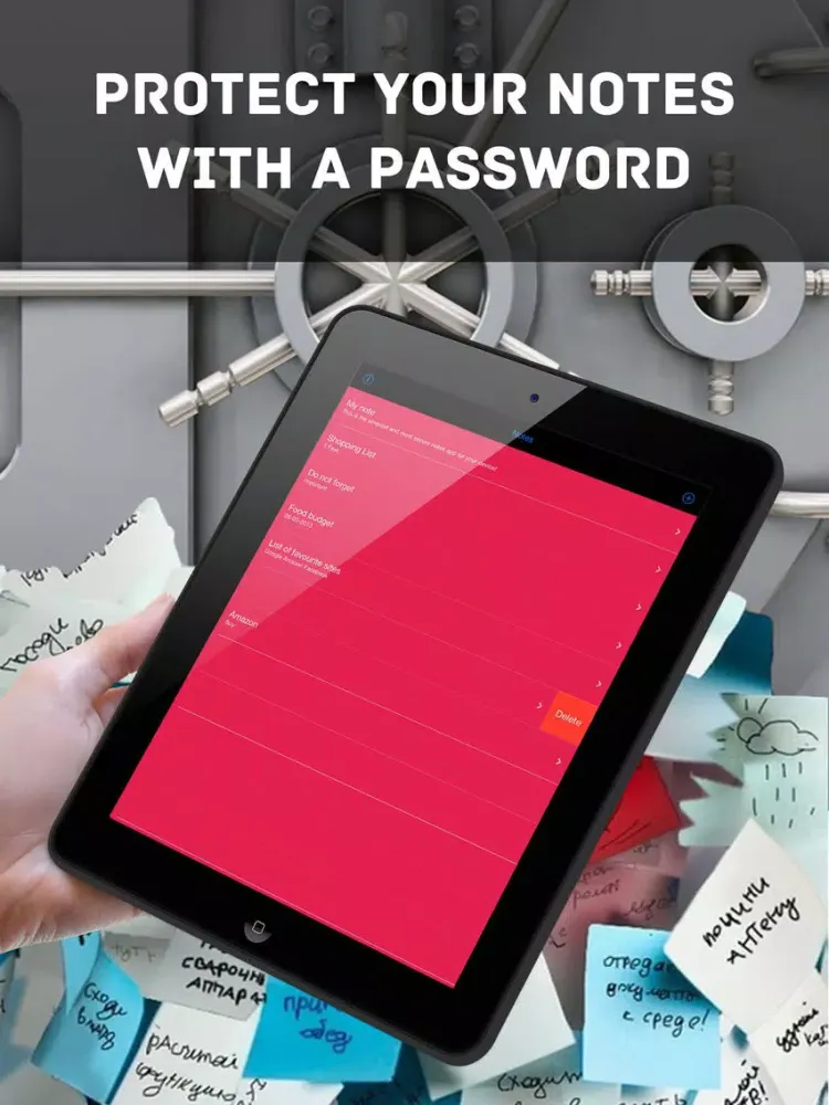 Capturas de pantalla de Secure Notes ! iPad 