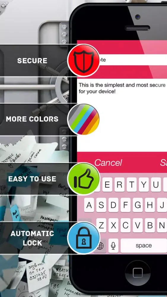 Capturas de pantalla de Secure Notes !