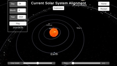 Tangkapan skrin Orbital Simulator: Explorer