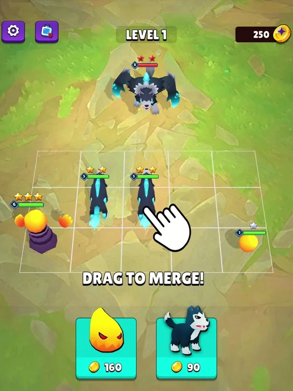 Tangkapan skrin Merge Battle Tactics iPad 