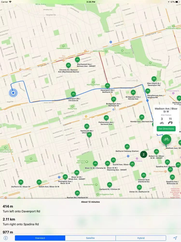 Capturas de tela do Bike Share: Toronto iPad 