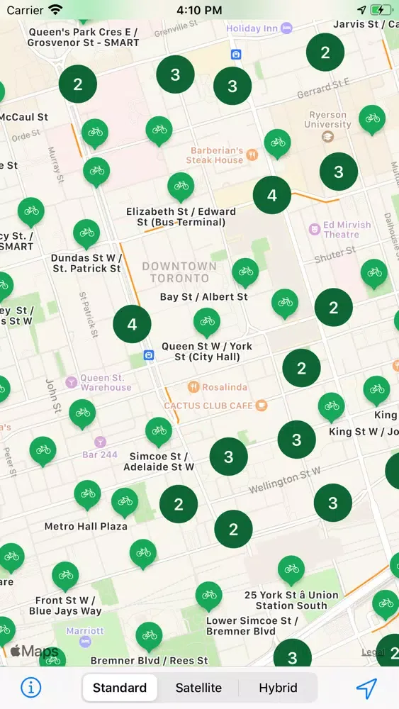 Capturas de tela do Bike Share: Toronto